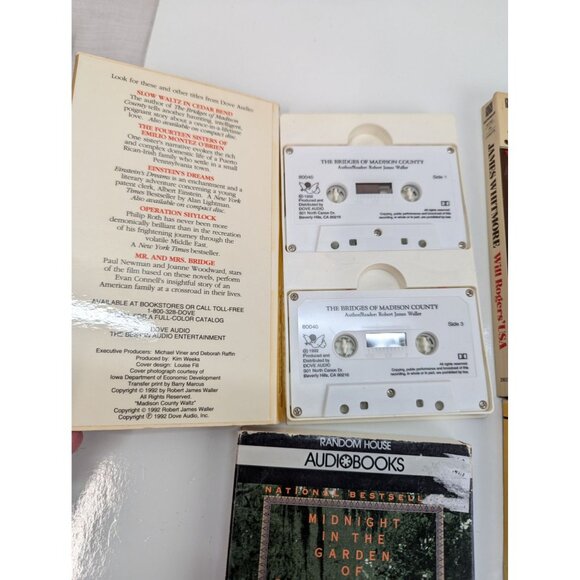 Audiobooks Cassettes Lot of 6 Vintage Read Description for Titles - Picture 3 of 14